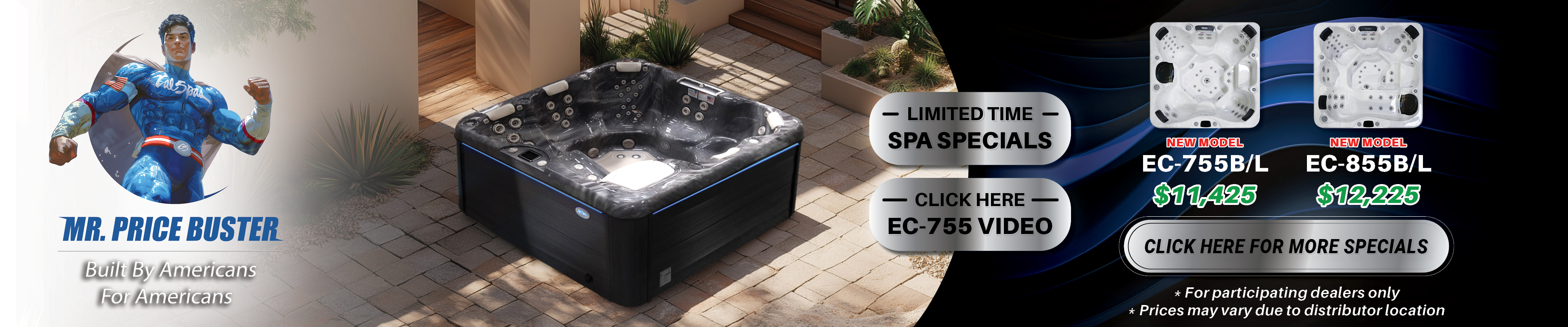 Calspas hot tub being used in a family setting - Mileto