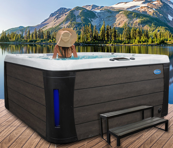 Calspas hot tub being used in a family setting - hot tubs spas for sale Mileto